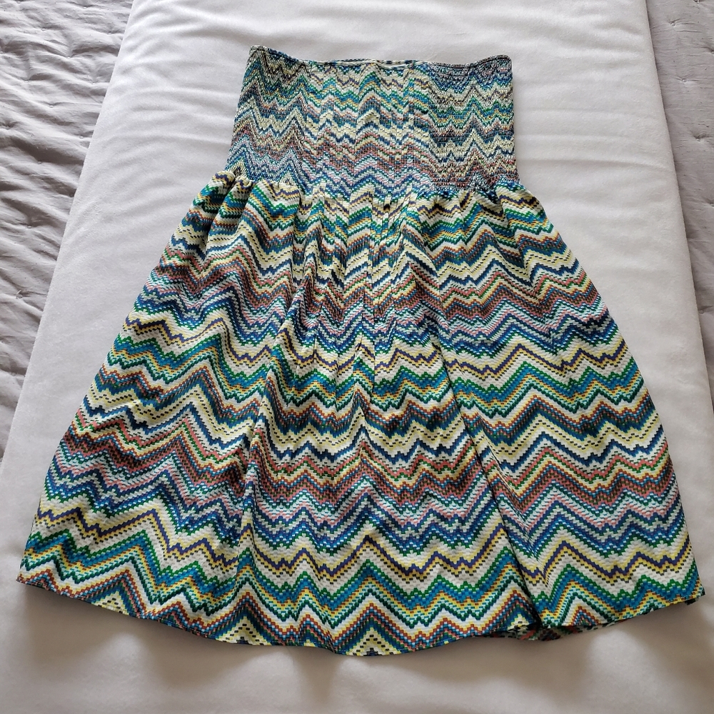 Parker Strapless Silk Dress